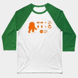 Street Fighter Moves - Blanka Baseball T-Shirt